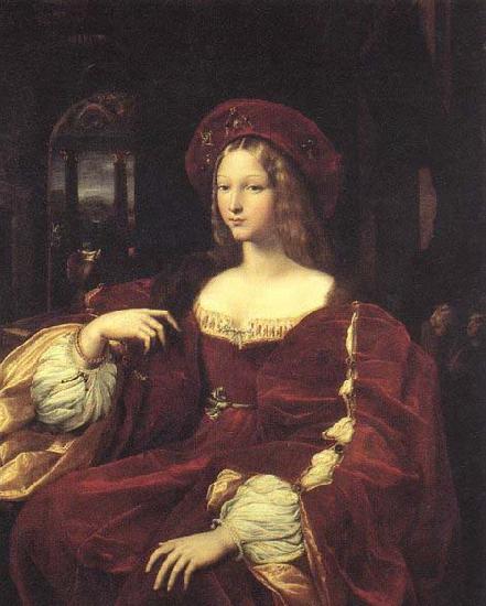 RAFFAELLO Sanzio Portrait of Jeanne d-Aragon